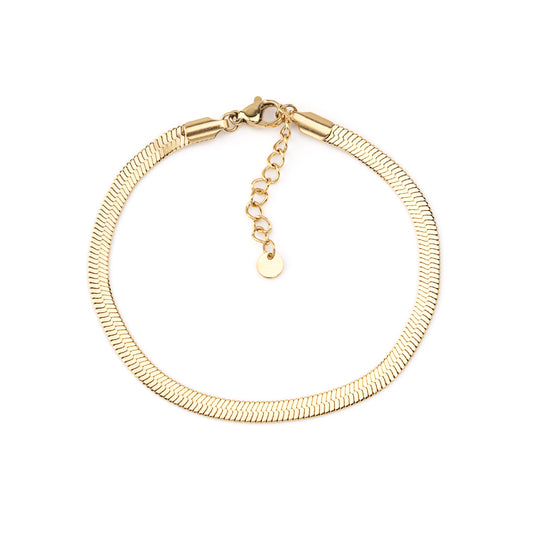 Pulseira Snake Dourado ou Prateado
