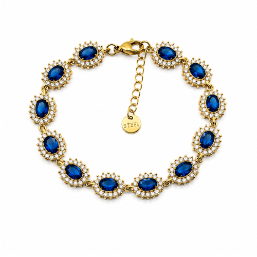 Pulseira Pontos de Luz Coloridos Dourado