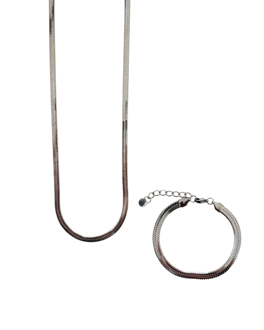 conjunto snake prateado aço inox 316l colar brincos
colar snake prateado aço inoxidável em forma de serpente
pulseira snake prateado aço inox inoxidável