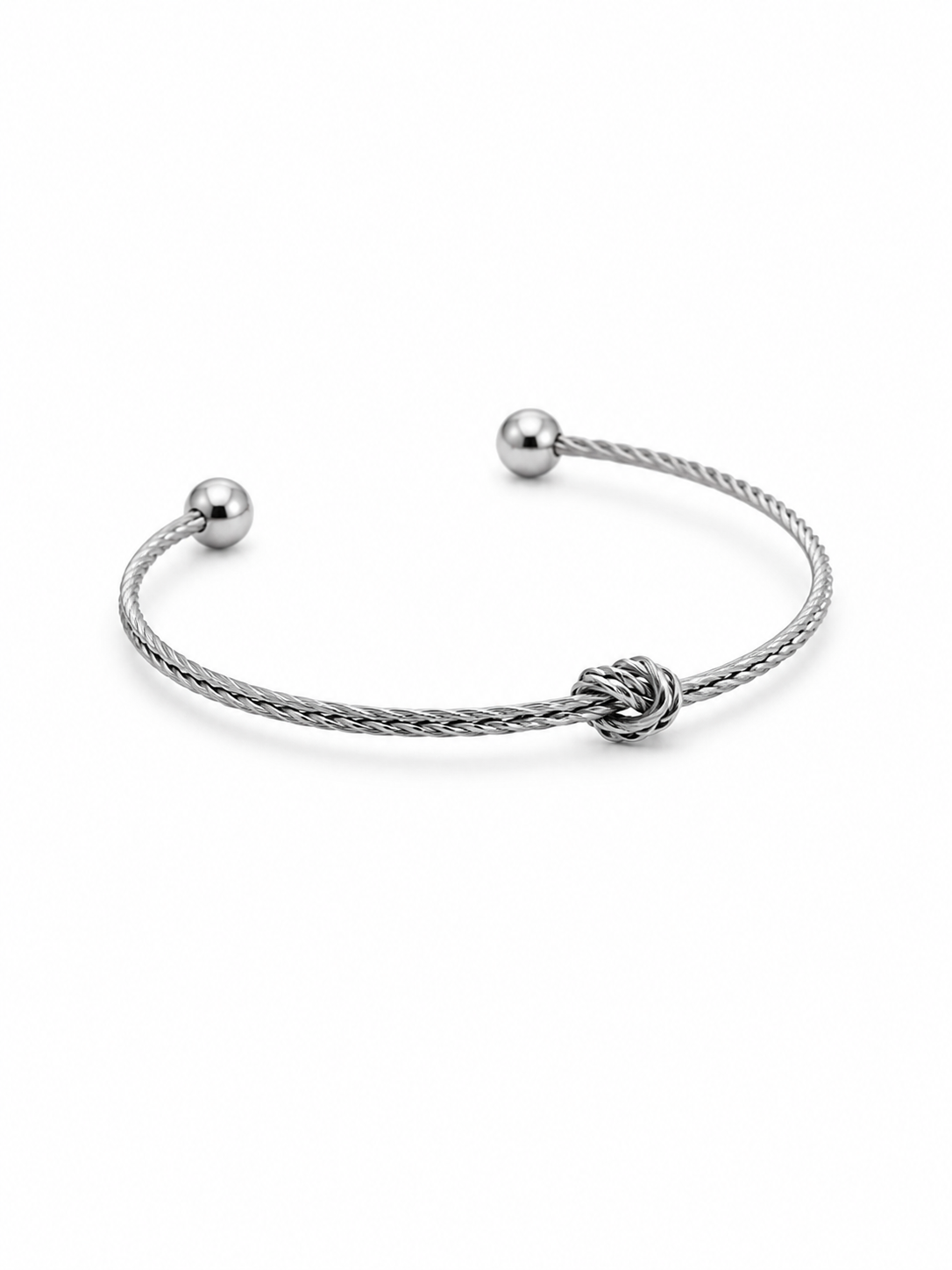 Pulseira Nó Prateado