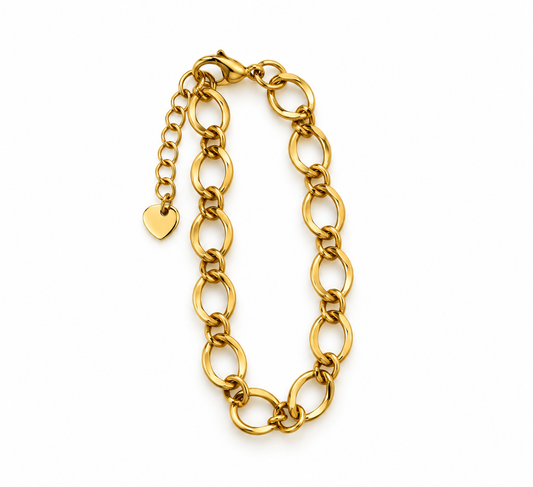 Pulseira Corrente Dourado