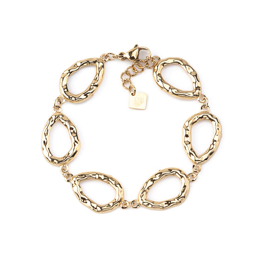 Pulseira Elos Trabalhados Dourado ou Prateado
