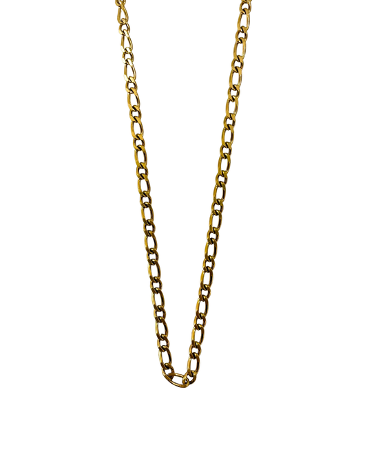 colar corrente dourado aço inox 316l