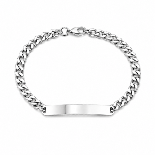 Pulseira Masculina Corrente Dourado ou Prateado