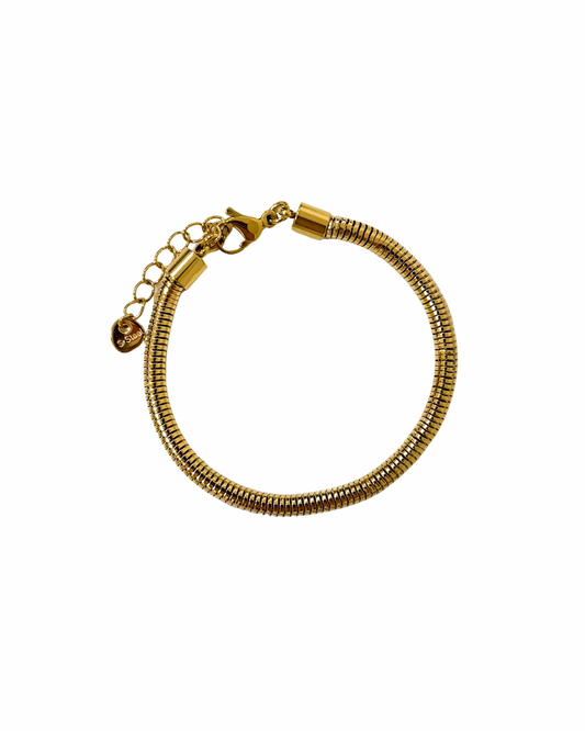 Pulseira Tubo Dourado