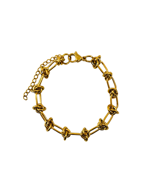 Pulseira Nós Dourado