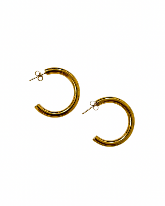 Brincos Lilla Médios Dourado (calendário)