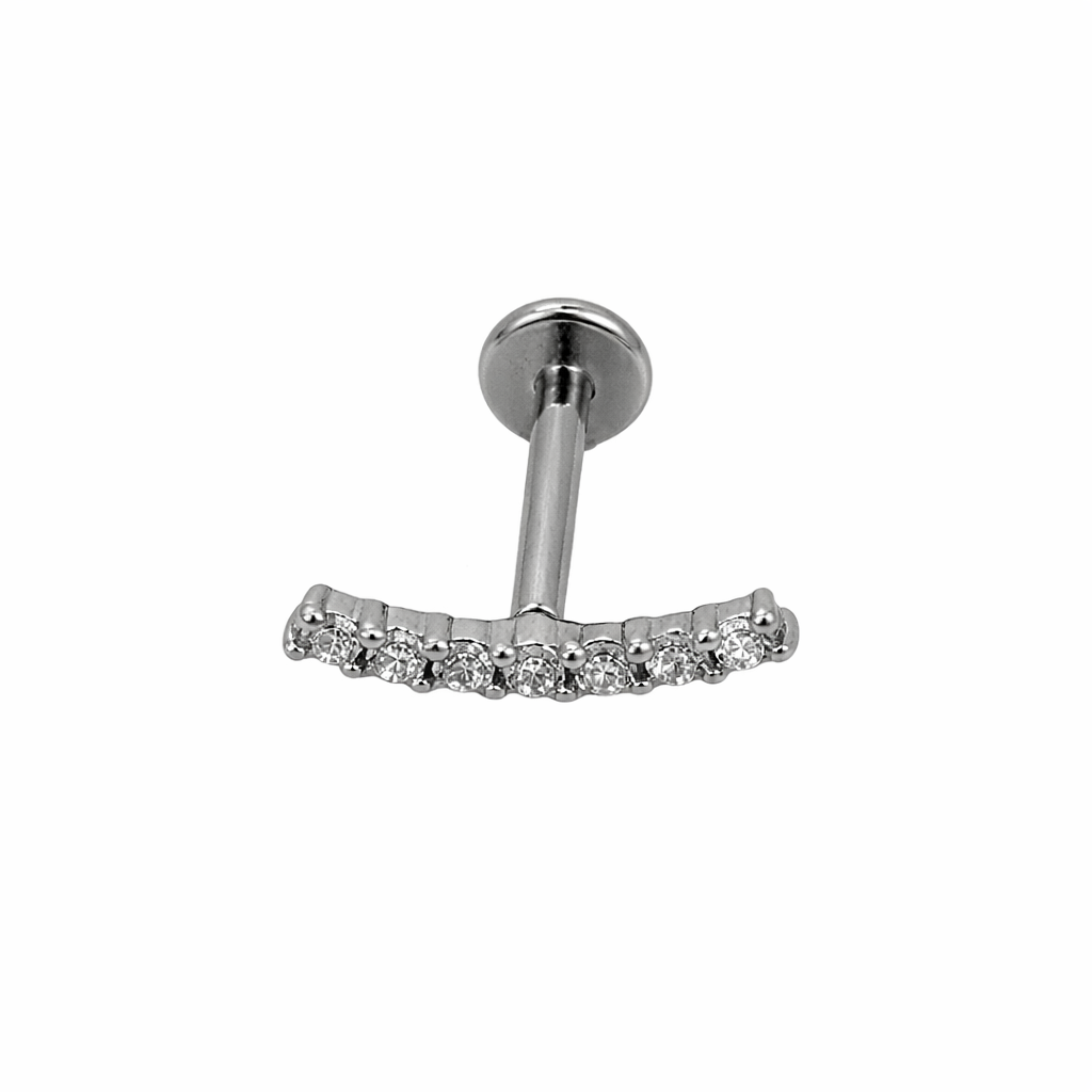 Piercing Curva Dourado ou Prateado