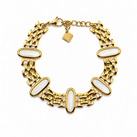Pulseira Elos Dourado ou Prateado