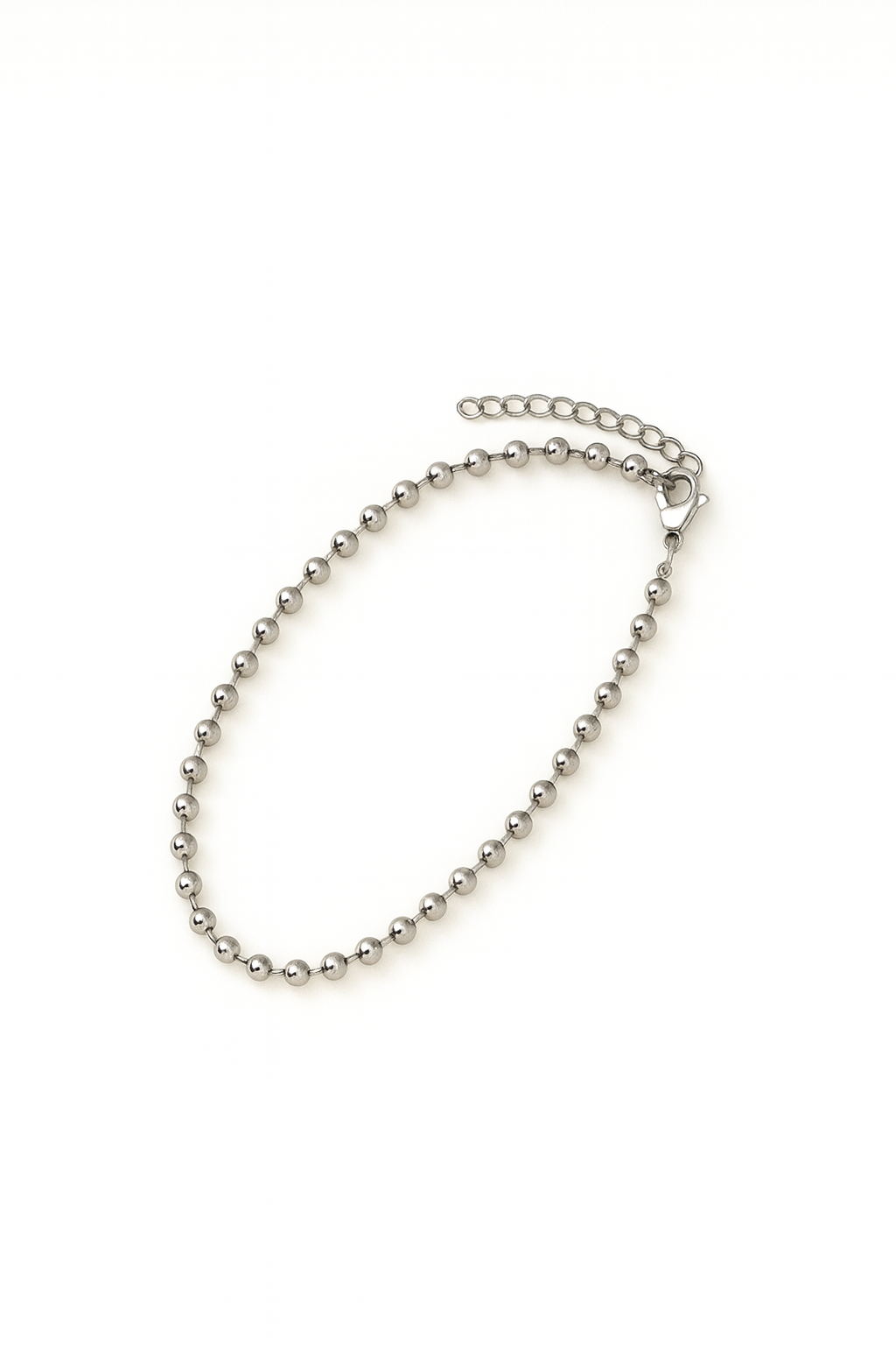 Tornozeleira Mini Bubbles | Dourado ou Prateado | Aço Inoxidável