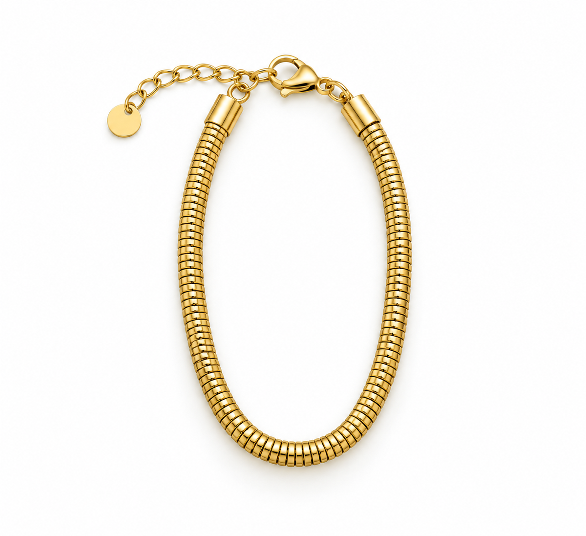 Pulseira Tubo Dourado