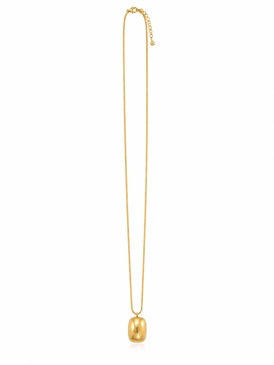 Colar Comprido Pendente Dourado