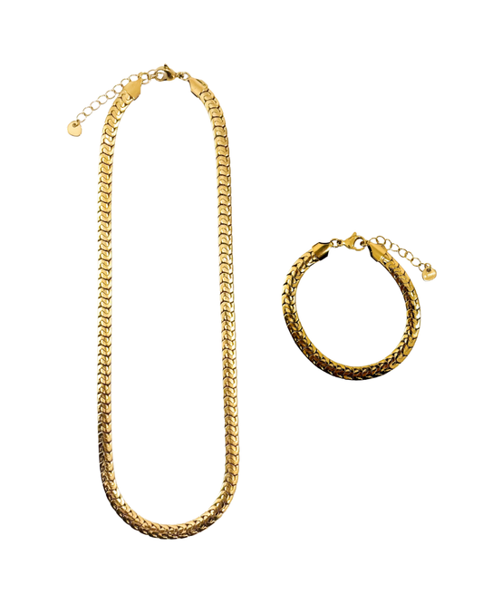conjunto golden era dourado colar pulseira aço inox 316l
colares e pulseiras golden era dourados minimalistas