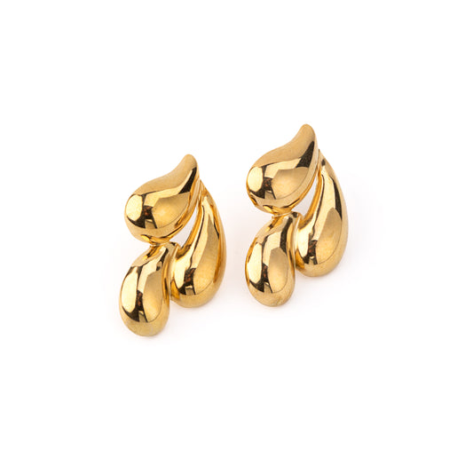 Brincos Gotas Dourado