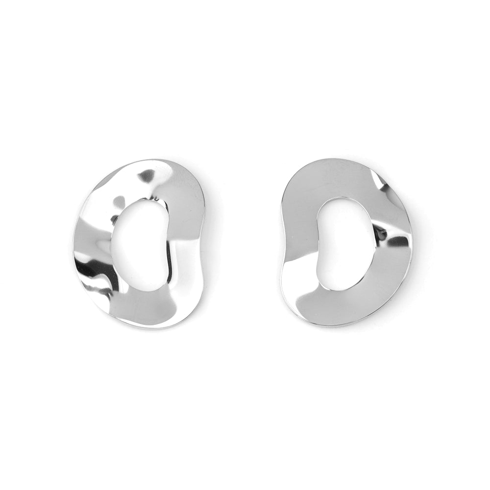 Brincos Irregulares Dourado ou Prateado