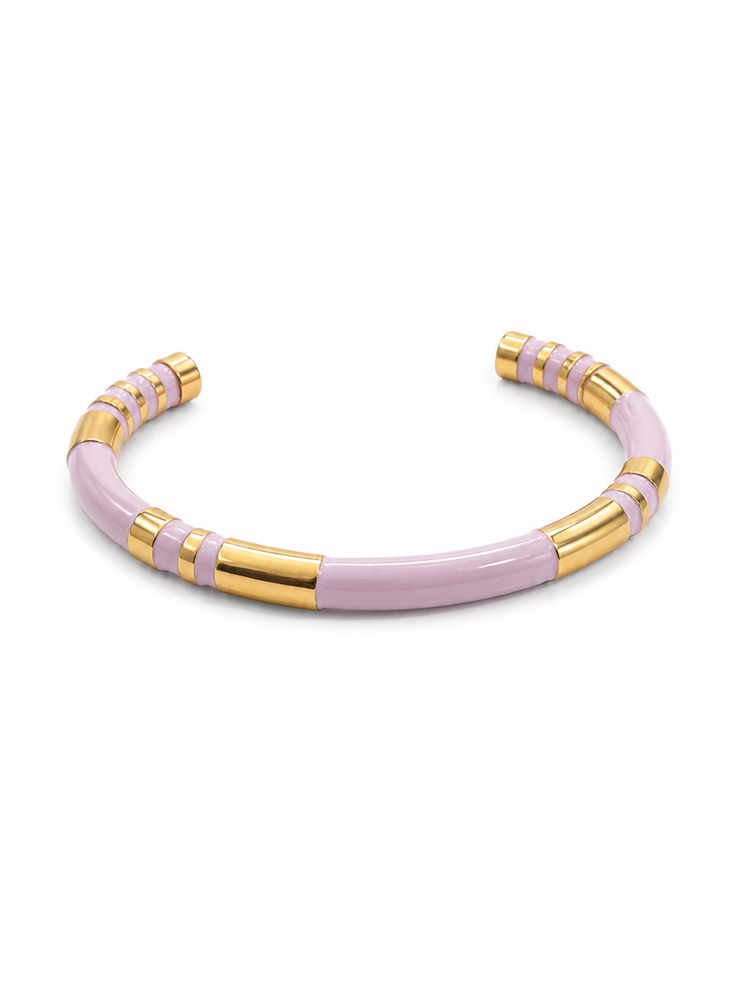 Pulseira Rosa ou Roxa Dourada
