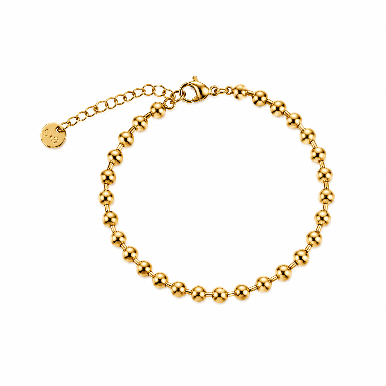 Pulseira Mini Bolinhas Dourado
