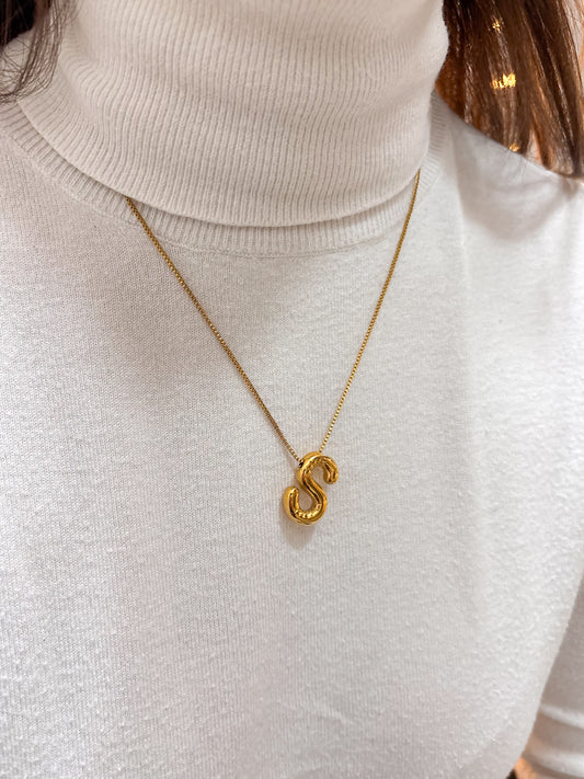 colar inicial bubble dourado aço inox 316l
colar inicial bubble prateado aço inoxidável