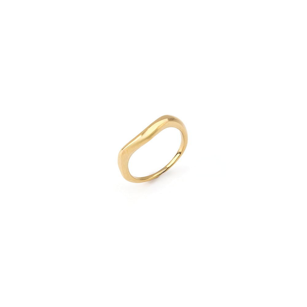 Anel Numerado Simples Dourado ou Prateado