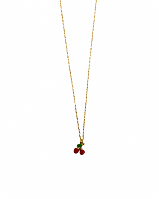 Colar Cherry Dourado