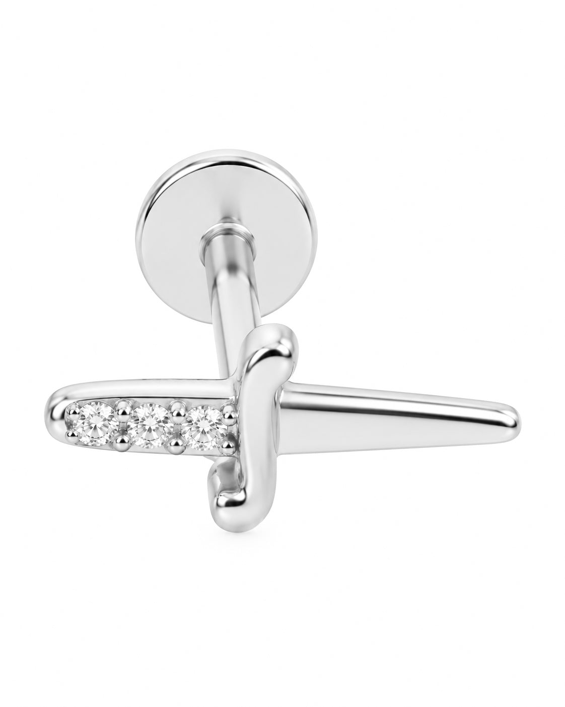 Piercing Espada Dourado ou Prateado