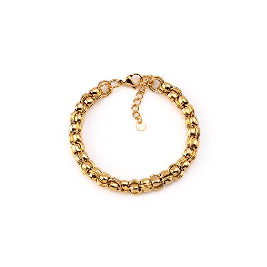 Pulseira Fechada Dourada