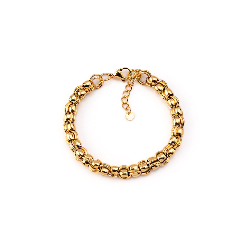 Pulseira Fechada Dourada