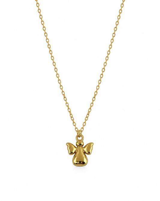 Colar Anjo da Guarda Dourado ou Prateado