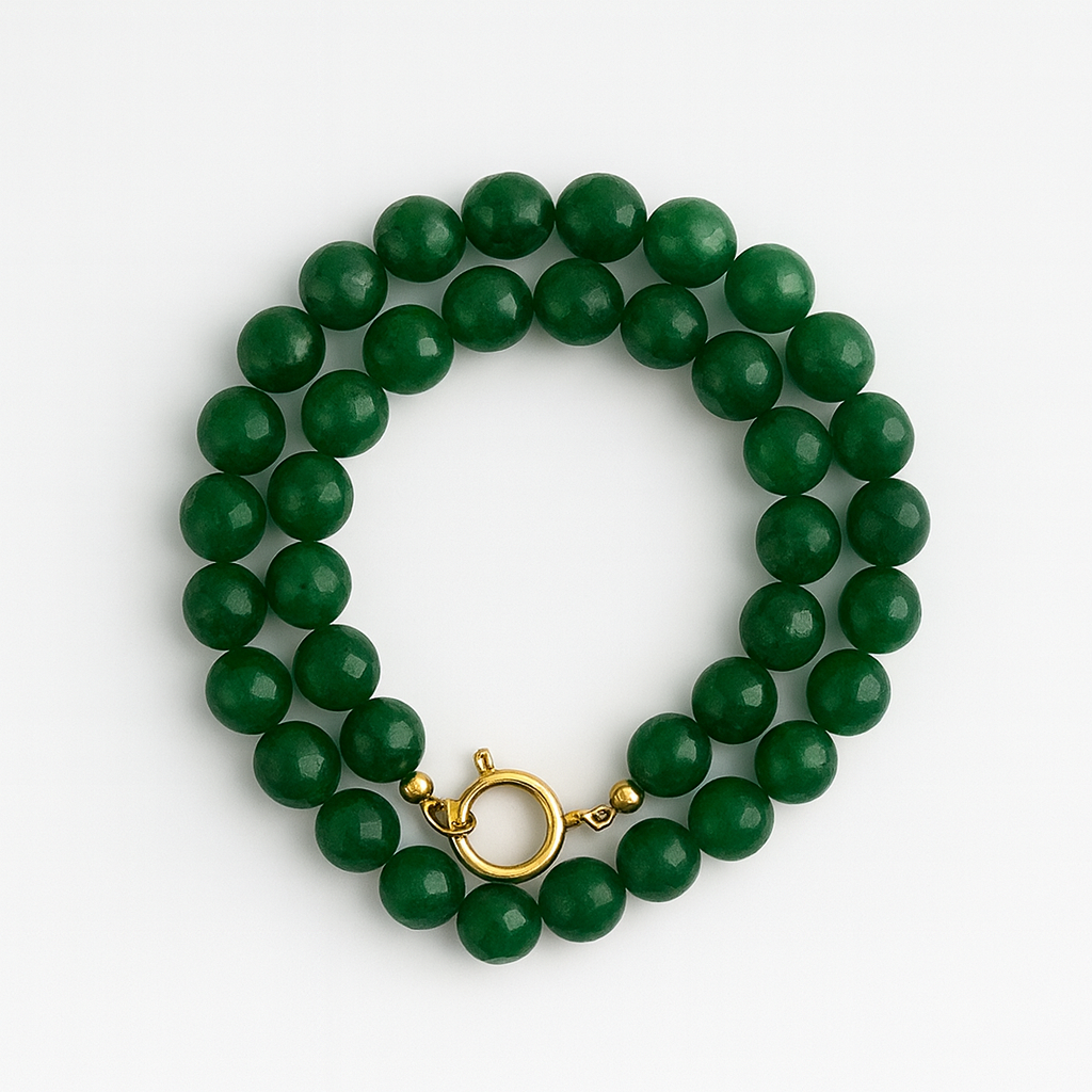 Colar Bubbles | Verde, Azul ou Amarelo e Dourado | Aço Inoxidável e Pedra