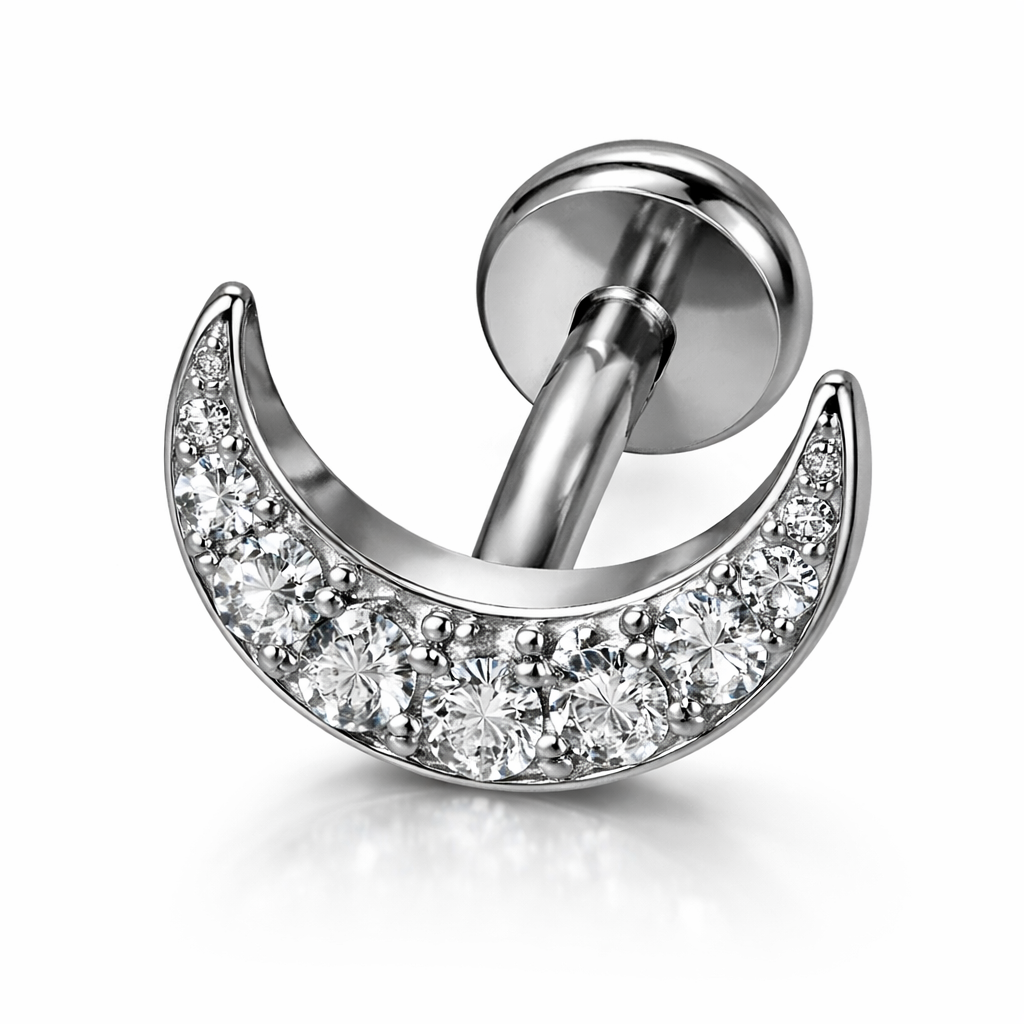 Piercing Lua Dourado ou Prateado