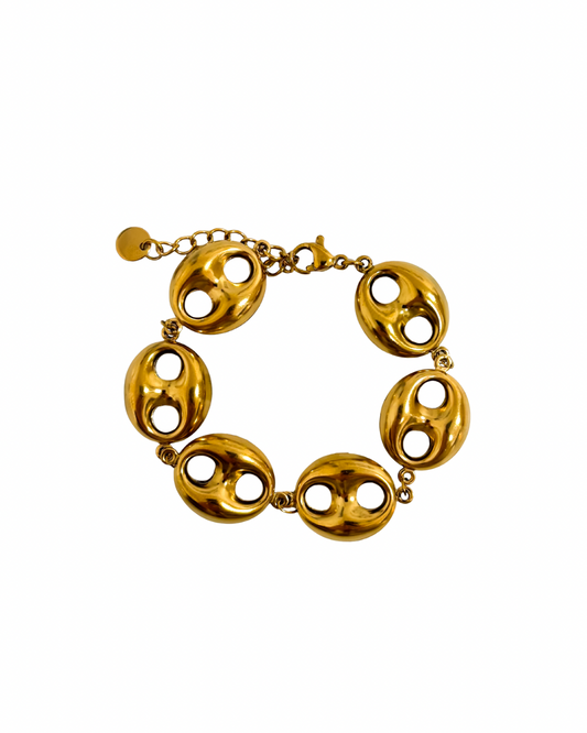 Pulseira Elos Dourada