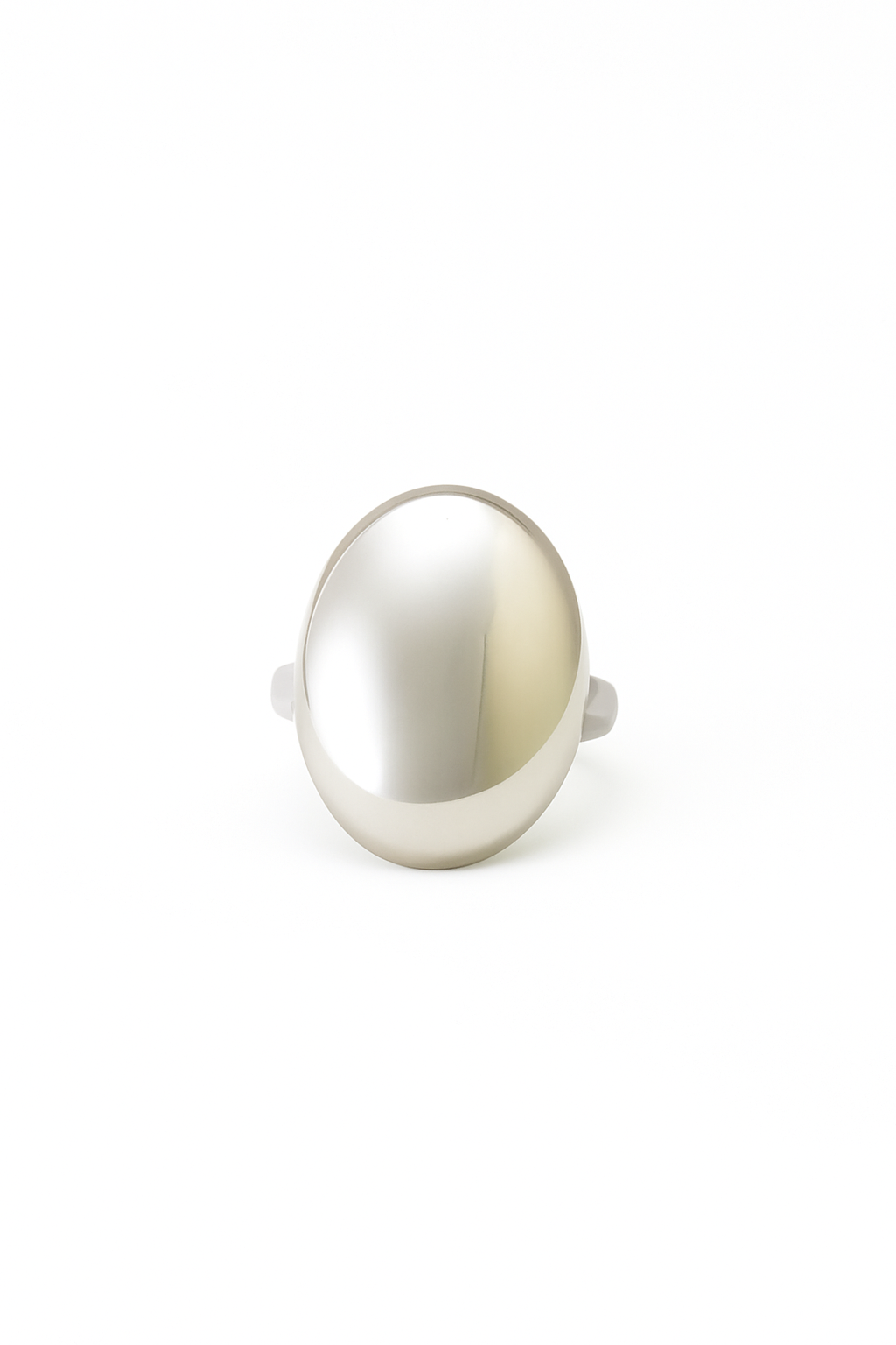 Anel Oval Ajustável | Dourado ou Prateado | Aço Inoxidável