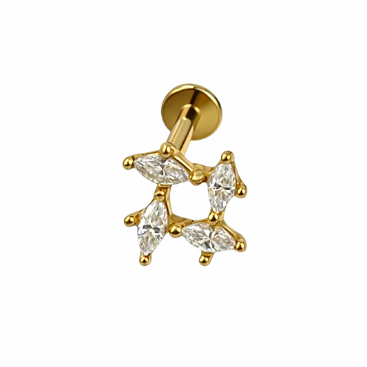 Piercing # Dourado ou Prateado