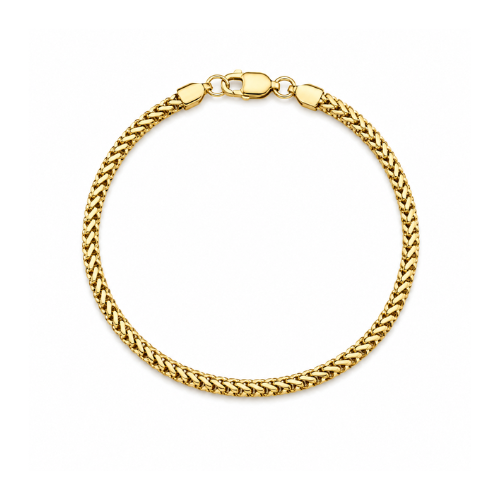 Pulseira Corrente Masculina Dourado ou Prateado