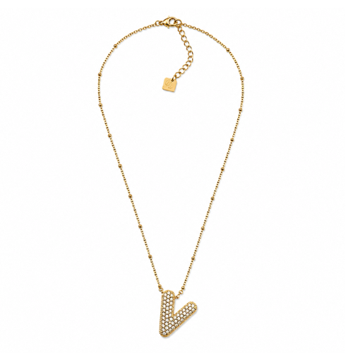 Colar Inicial Bubbles Brilhantes Dourado ou Prateado