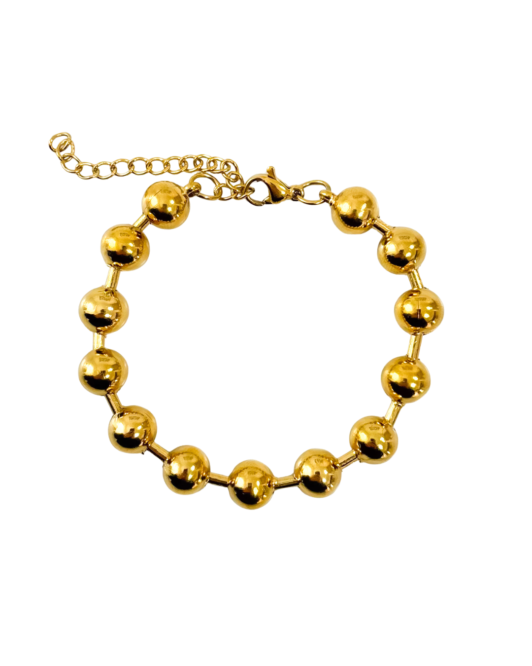 Pulseira Bolinhas Dourado