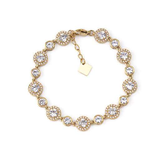 Pulseira Círculos Dourado ou Prateado