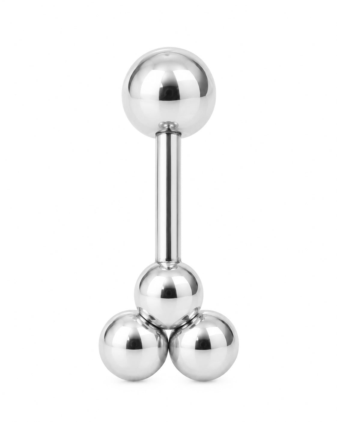 Piercing 3 Bolinhas Dourado ou Prateado