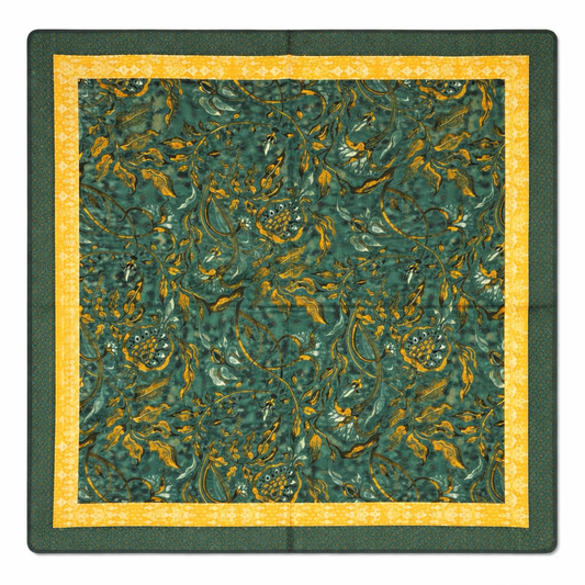 Lenço Folhas 70x70cm