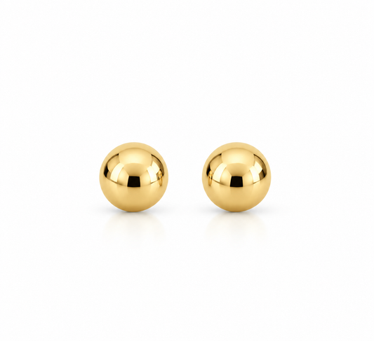 Brincos Bolinhas Dourado