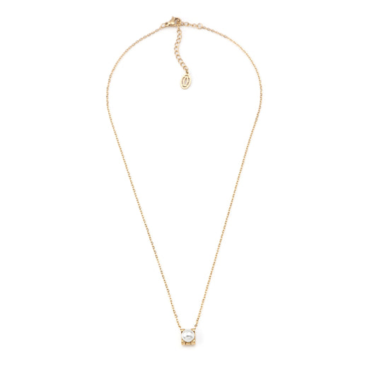 Colar Mini Pérola Dourado ou Prateado