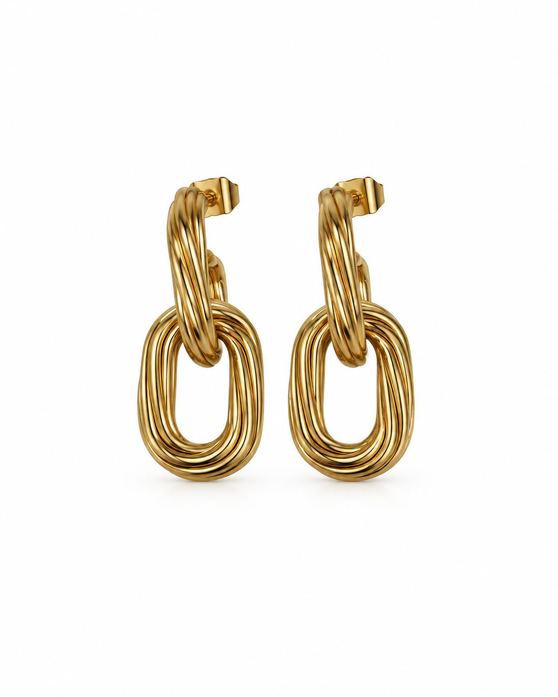 Brincos Oval Mix ou Dourado