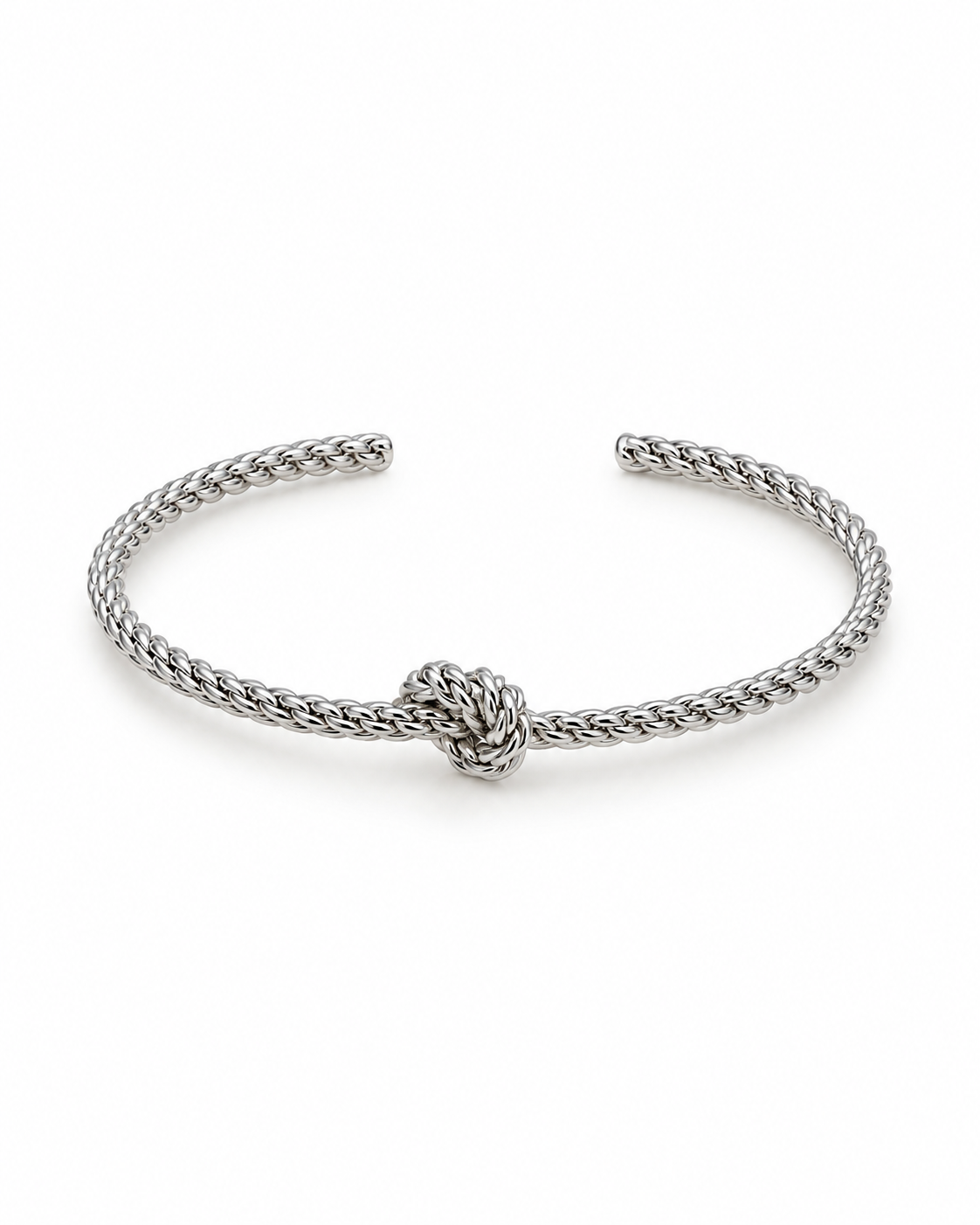 Pulseira Rígida Prateado