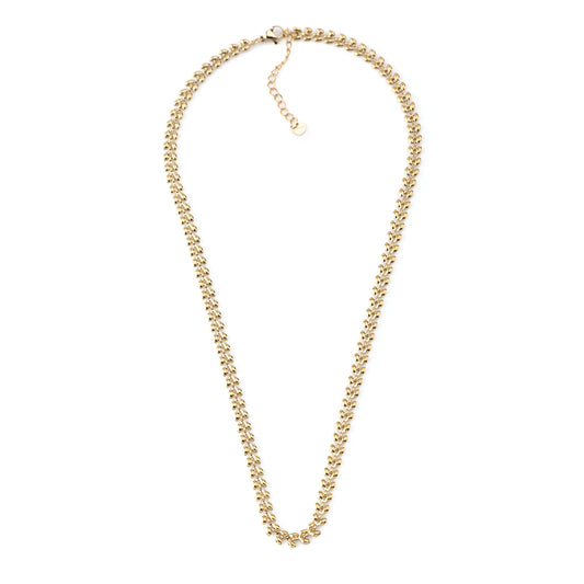 Colar Folhas Dourado ou Prateado