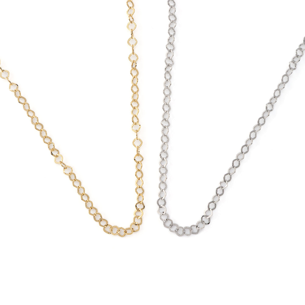 Colar Círculos Dourado ou Prateado