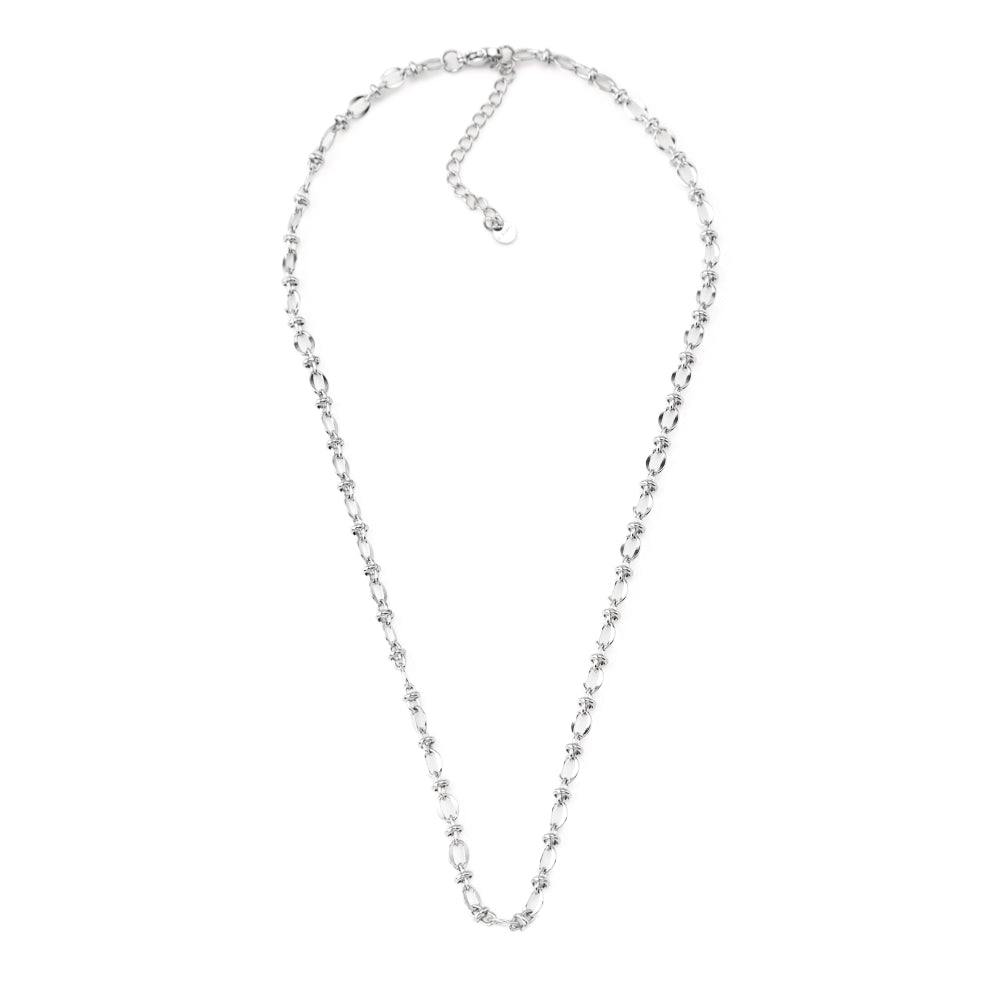 Colar Mini Nós Dourado ou Prateado