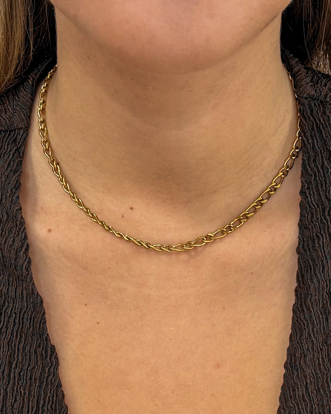 Colar Classic Chain Dourado (calendário)