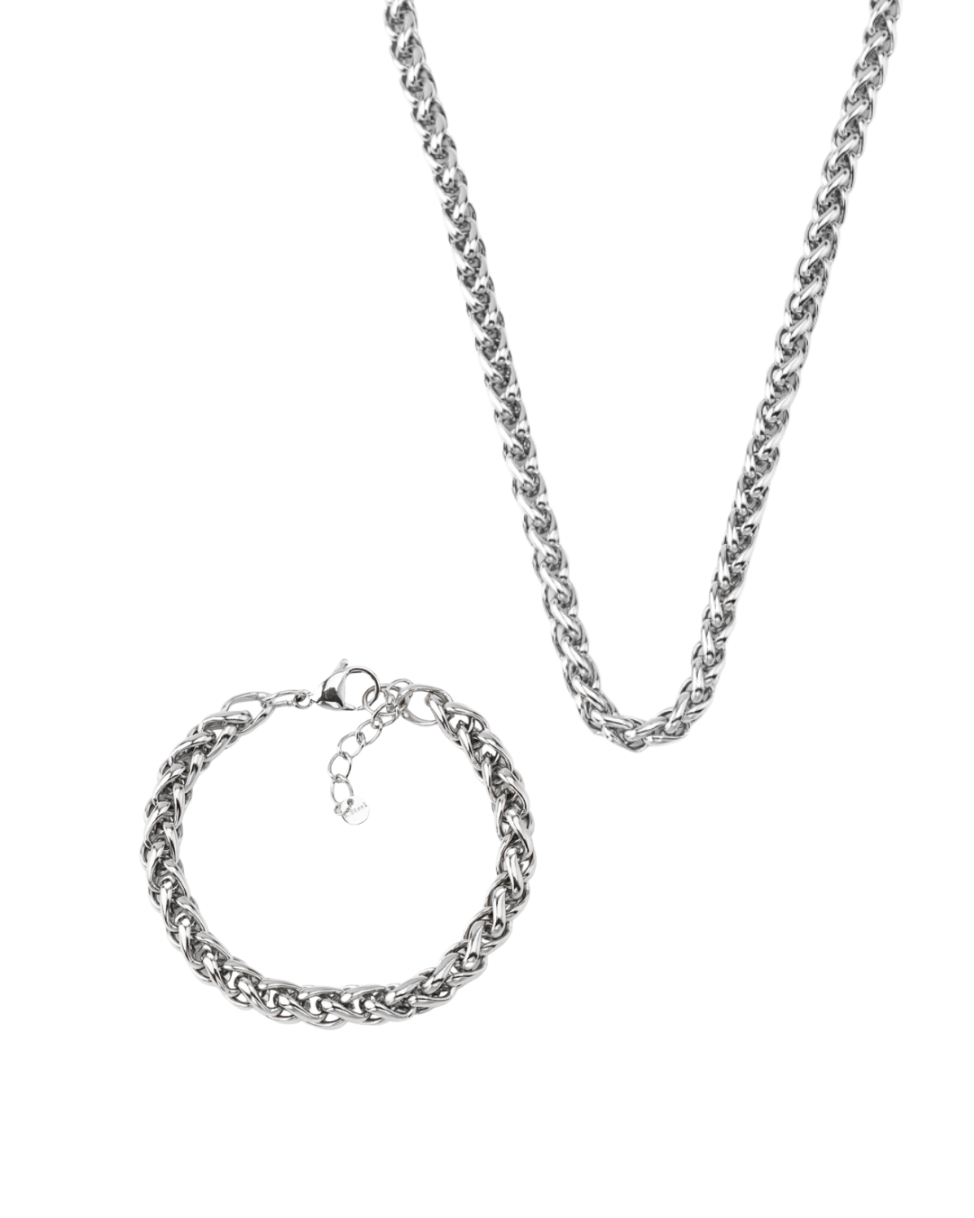 Conjunto Entrelaçado Dourado ou Prateado