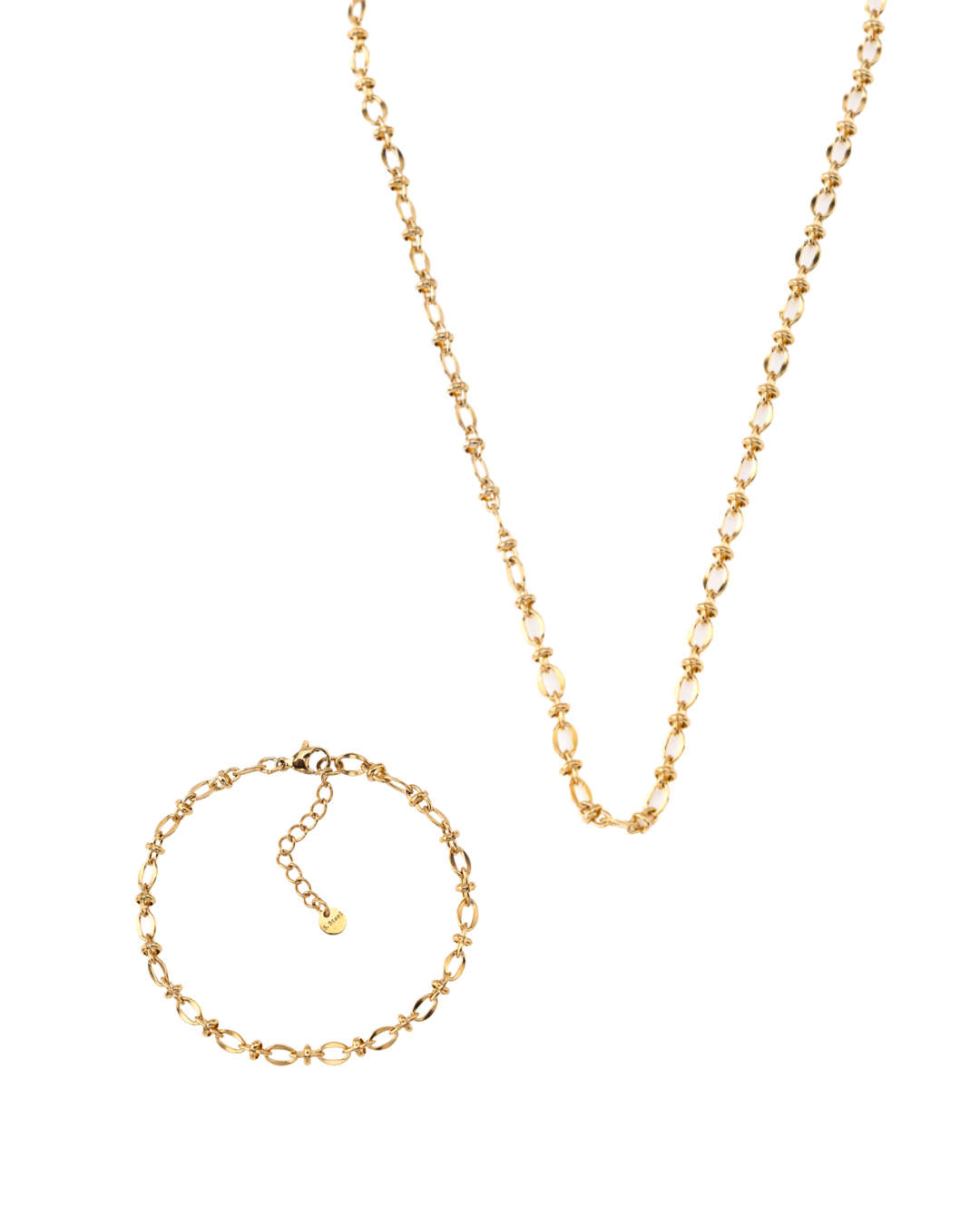 Conjunto Mini Nós Dourado ou Prateado