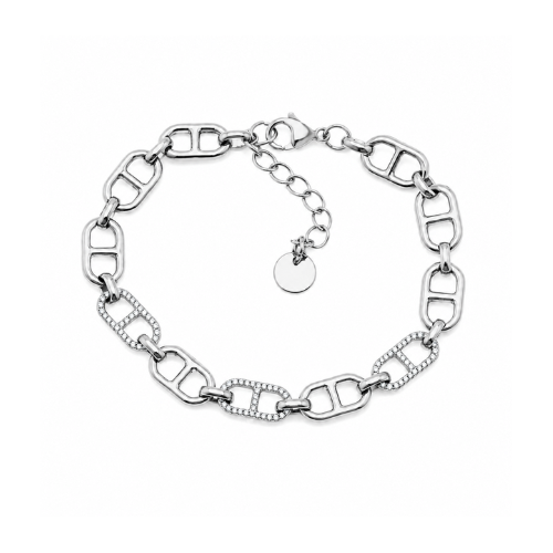 Pulseira Elos Pequenos Dourado ou Prateado